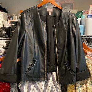 Pleather jacket